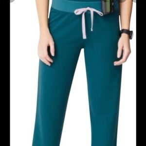 FIGS Caribbean Blue Cargo Scrub Pants